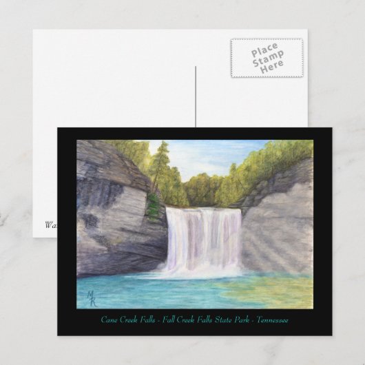 Herfsten van Cane Creek Briefkaart (Voorkant / Achterkant)