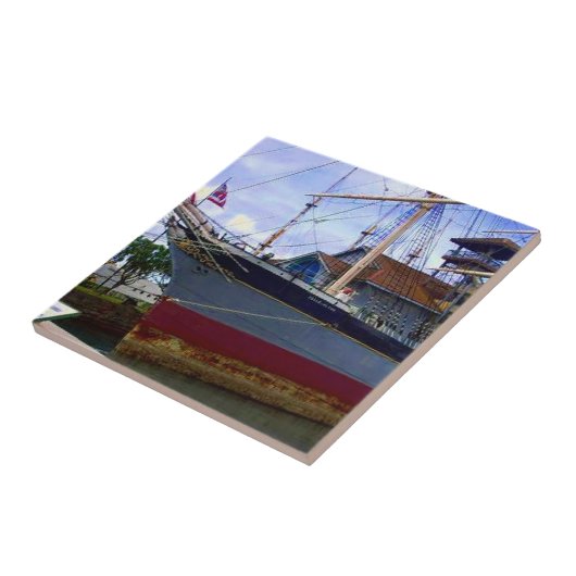 Herfsten van Clyde Tegeltje (Zijkant)