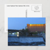 Herfsten van de lagere spaan, briefkaart (Voorkant / Achterkant)