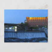 Herfsten van de lagere spaan, briefkaart (Voorkant)