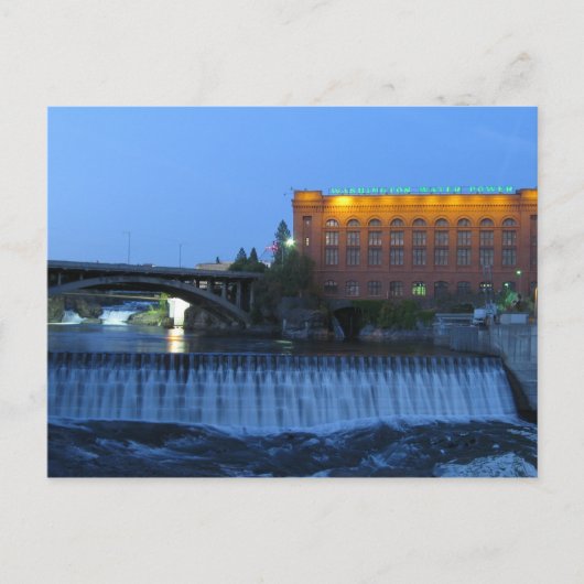 Herfsten van de lagere spaan, briefkaart (Voorkant)