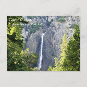 Herfsten van de lagere yosemite, Nationaal Park va Briefkaart