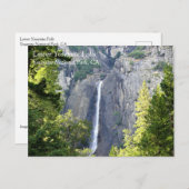 Herfsten van de lagere yosemite, Nationaal Park va Briefkaart (Voorkant / Achterkant)