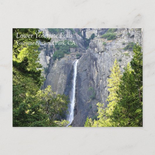 Herfsten van de lagere yosemite, Nationaal Park va Briefkaart (Voorkant)