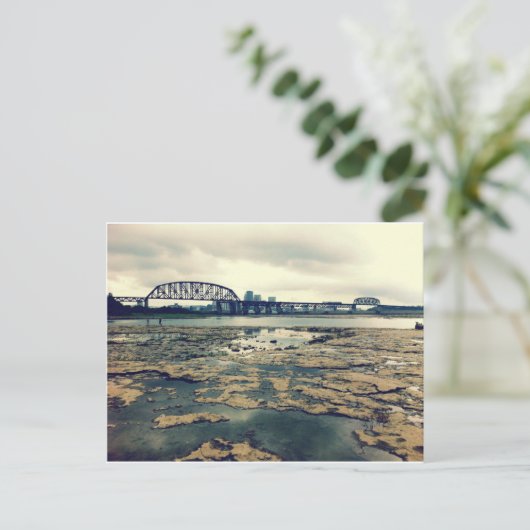 Herfsten van de Ohio Fossil Beds in Dusk Briefkaart (Staand voorkant)