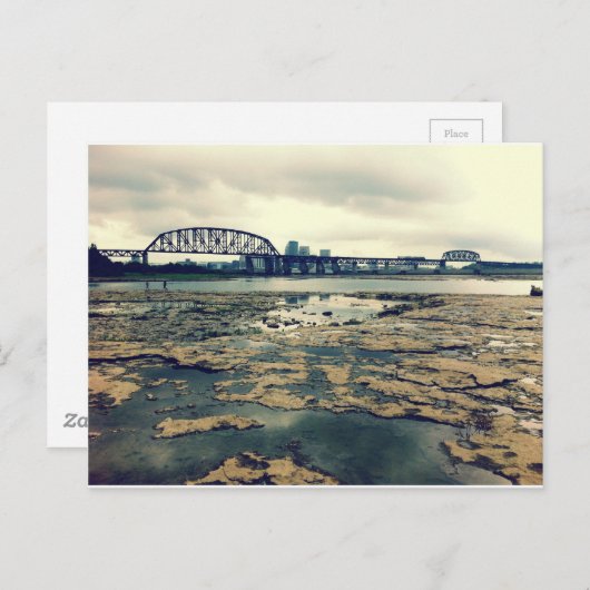 Herfsten van de Ohio Fossil Beds in Dusk Briefkaart (Voorkant / Achterkant)