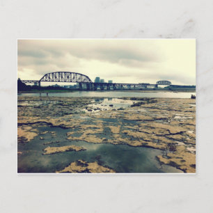 Herfsten van de Ohio Fossil Beds in Dusk Briefkaart