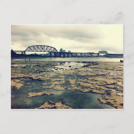 Herfsten van de Ohio Fossil Beds in Dusk Briefkaart (Voorkant)