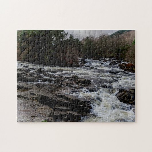 Herfsten van Dochart Killin Stirlingshire Scotland Legpuzzel (Horizontaal)