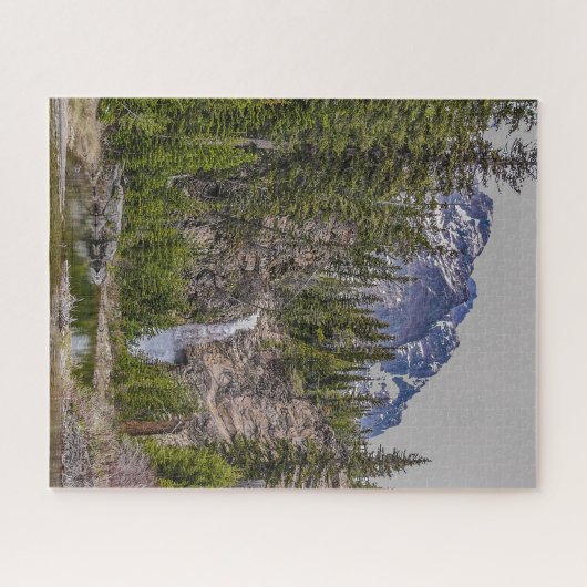 Herfsten van Eagle in Glacier — 676 stuk Jigzaag Legpuzzel (Horizontaal)