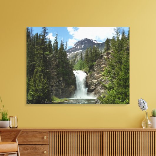 Herfsten van Eagle in Glacier National Park Canvas Afdruk (Insitu (Woonkamer))