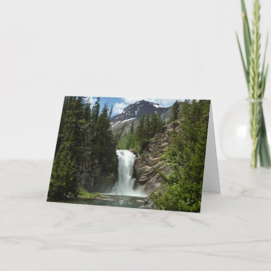 Herfsten van Eagle in Glacier National Park Kaart (Voorkant)