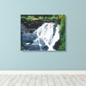 Herfsten van Eagle River Canvas Afdruk (Insitu (Houten vloer))