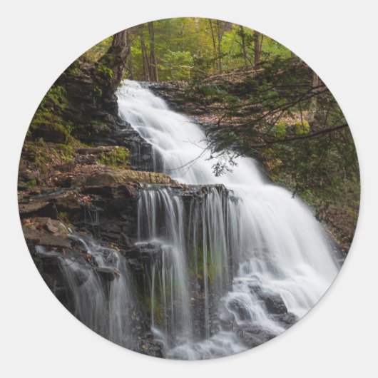 Herfsten van Ganoga - najaar 2018 Ronde Sticker (Voorkant)