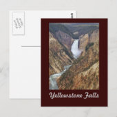 Herfsten van geelsteen briefkaart (Voorkant / Achterkant)