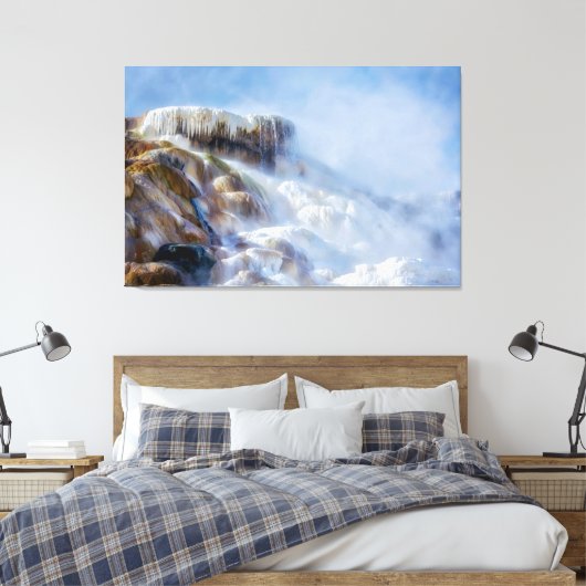 Herfsten van geelsteen Mammoth Canvas Art (Insitu (Slaapkamer))