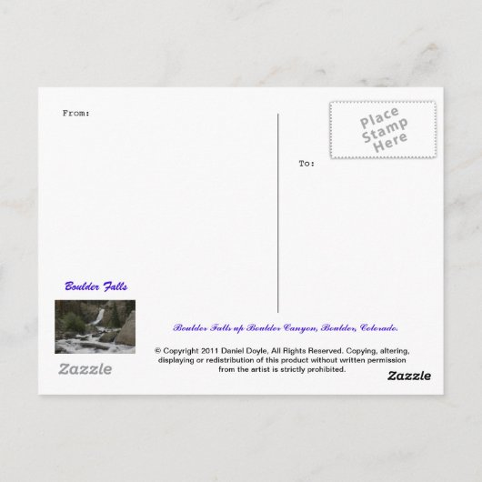 Herfsten van gevogelte briefkaart (Achterkant)