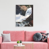 Herfsten van gevogelte in Boulder Canyon, Colorado Canvas Afdruk (Insitu (Woonkamer))