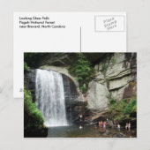 Herfsten van glas briefkaart (Voorkant / Achterkant)