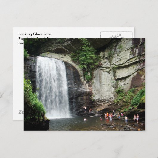 Herfsten van glas briefkaart (Voorkant / Achterkant)