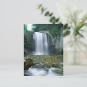 Herfsten van glas briefkaart (Staand voorkant)