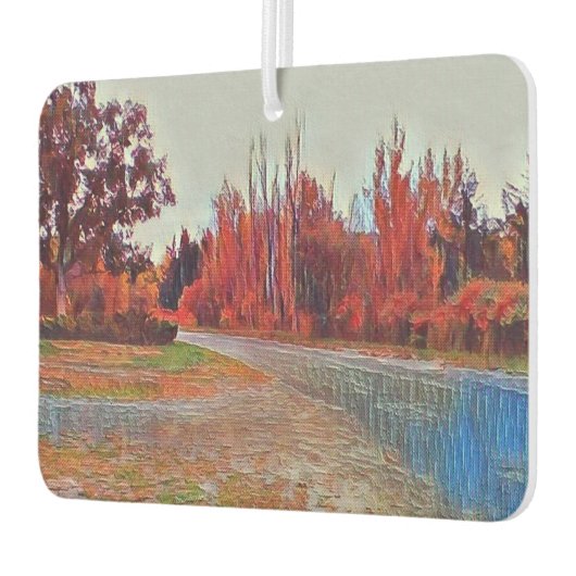 Herfsten van het bovenlichaam Verf Rechthoek Lucht Luchtverfrisser (Links)