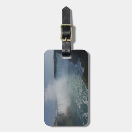 Herfsten van hoefijzer in Niagara-Herfsten Bagagelabel (Voorkant verticaal)