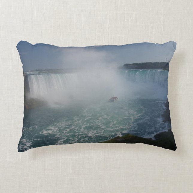 Herfsten van hoefijzer in Niagara-Herfsten Decoratief Kussen (Voorkant)