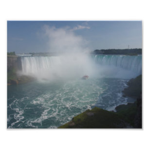 Herfsten van hoefijzer in Niagara-Herfsten Foto Afdruk