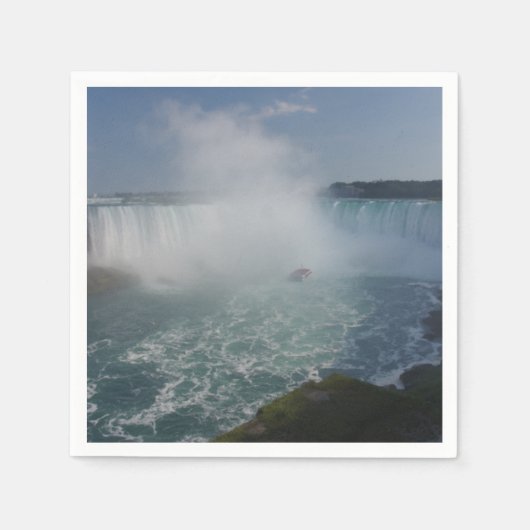 Herfsten van hoefijzer in Niagara-Herfsten Servet (Voorkant)