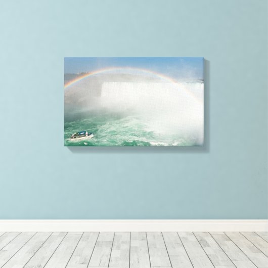 Herfsten van Hoefijzers en boogvaartuigen van Niag Canvas Afdruk (Insitu (Houten vloer))