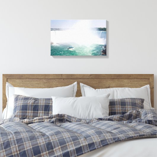 Herfsten van Hoefijzers en boogvaartuigen van Niag Canvas Afdruk (Insitu (Slaapkamer))