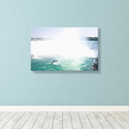 Herfsten van Hoefijzers en boogvaartuigen van Niag Canvas Afdruk (Insitu (Houten vloer))