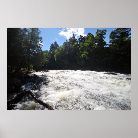 Herfsten van karnemelk in de Adirondack. druk 08 2 Poster (Voorkant)
