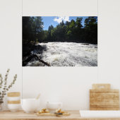 Herfsten van karnemelk in de Adirondack. druk 08 2 Poster (Keuken)
