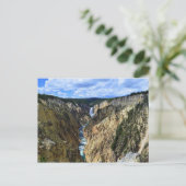 Herfsten van laaggeelsteen briefkaart (Staand voorkant)