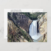 Herfsten van laaggeelsteen briefkaart (Voorkant / Achterkant)