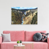 Herfsten van laaggeelsteen canvas afdruk (Insitu (Woonkamer))