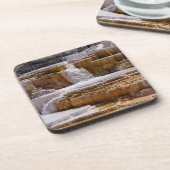 Herfsten van Mammoth Springs Bier Onderzetter (Linkerzijde)