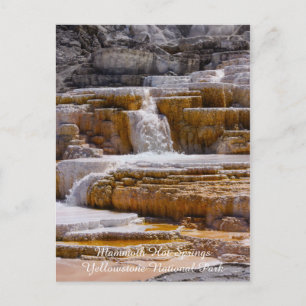 Herfsten van Mammoth Springs Briefkaart