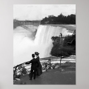 Herfsten van Niagara - 1908 Poster