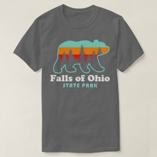 Herfsten van Ohio State Park Beer Sville Indiana T-shirt (Design voorkant)