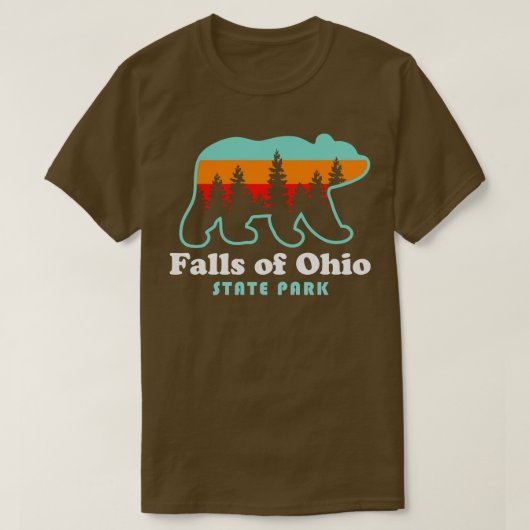 Herfsten van Ohio State Park Beer Sville Indiana T-shirt (Design voorkant)