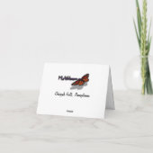 Herfsten van Ohiopyle in Pennsylvania Bedankkaart (Achterkant)