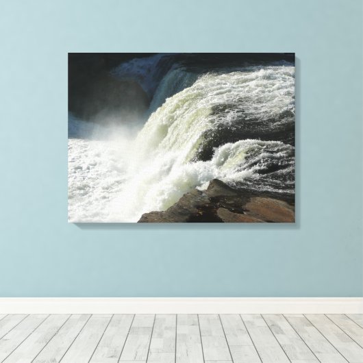 Herfsten van Ohiopyle in Pennsylvania Canvas Afdruk (Insitu (Houten vloer))