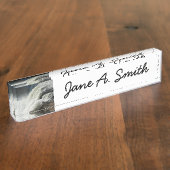 Herfsten van Ohiopyle in Pennsylvania Naambordje (Zijkant)