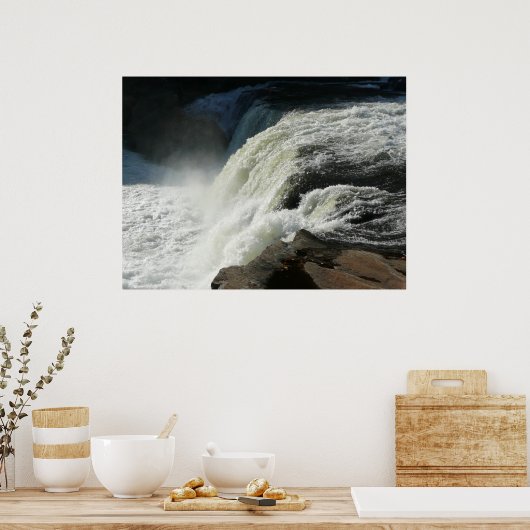 Herfsten van Ohiopyle in Pennsylvania Poster (Keuken)