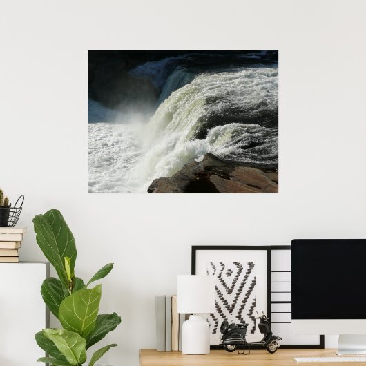 Herfsten van Ohiopyle in Pennsylvania Poster (Thuiskantoor)