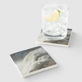 Herfsten van Ohiopyle in Pennsylvania Stenen Onderzetter (Zijkant)