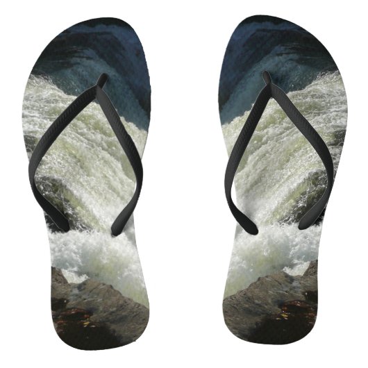 Herfsten van Ohiopyle in Pennsylvania Teenslippers (Voetbed)